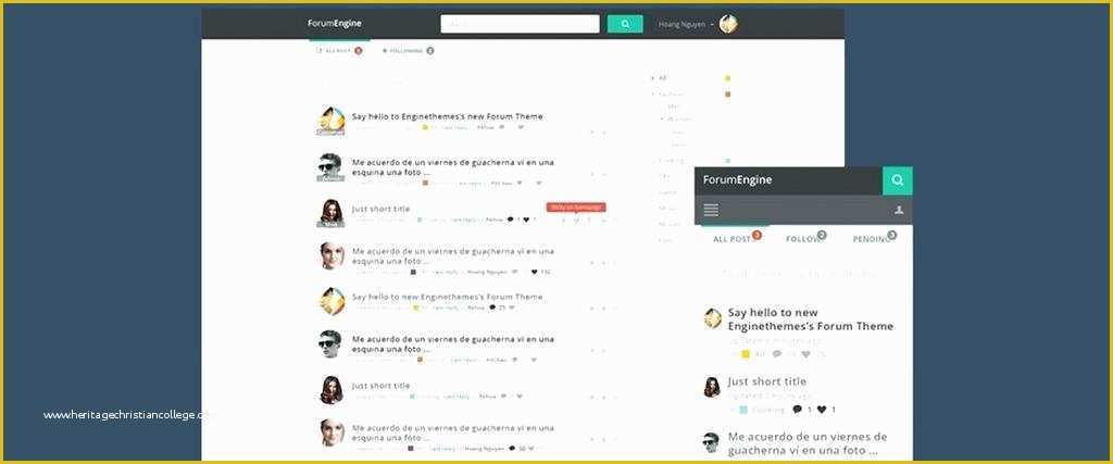Discussion forum Templates Free Download Of New theme Mobile with 2 Templates forum HTML Css Template