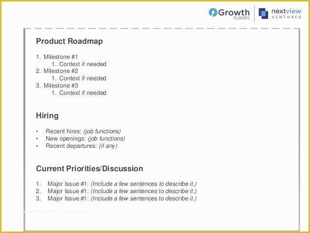 Discussion forum Templates Free Download Of Seed Stage Startup Board Deck Template From Nextview