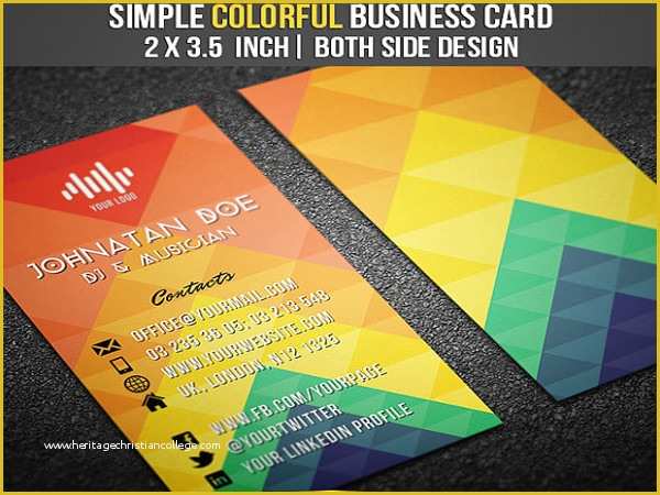 Dj Business Cards Templates Free Of 21 Dj Business Card Templates Ms Word Ai Indesign