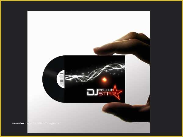 Dj Business Cards Templates Free Of 21 Dj Business Card Templates Ms Word Ai Indesign