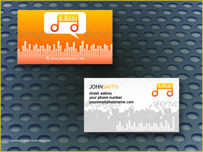 Dj Business Cards Templates Free Of 32 Dj Business Card Templates Free Download