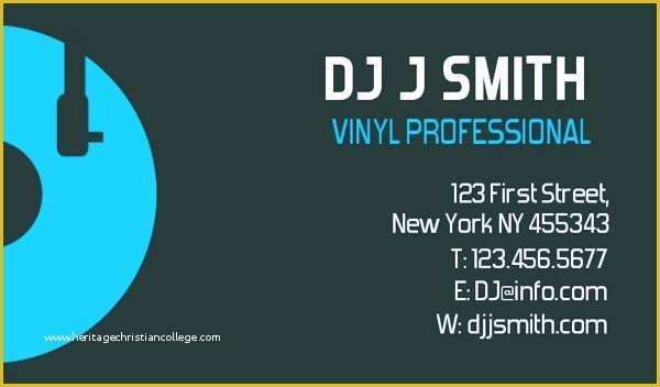 Dj Business Cards Templates Free Of Custom Dj Business Cards Templates Free