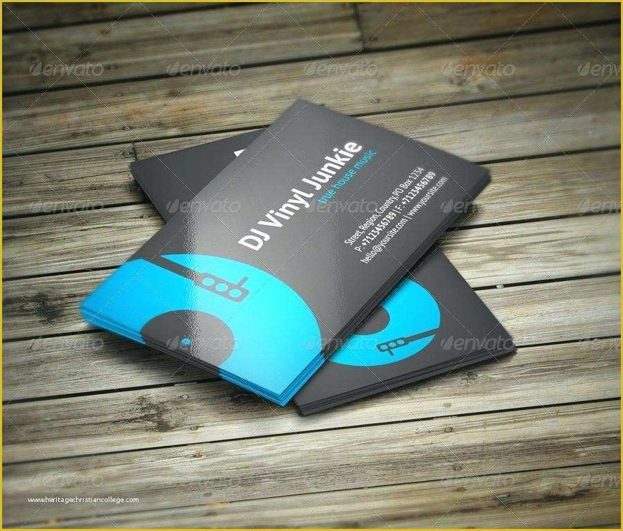 Dj Business Cards Templates Free Of Dj Business Card Template Awesome Business Cards Dj