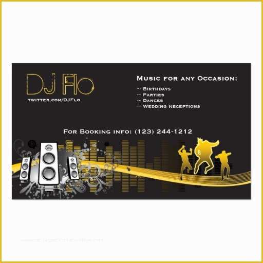 Dj Business Cards Templates Free Of Premium Dj Business Card Templates Page3