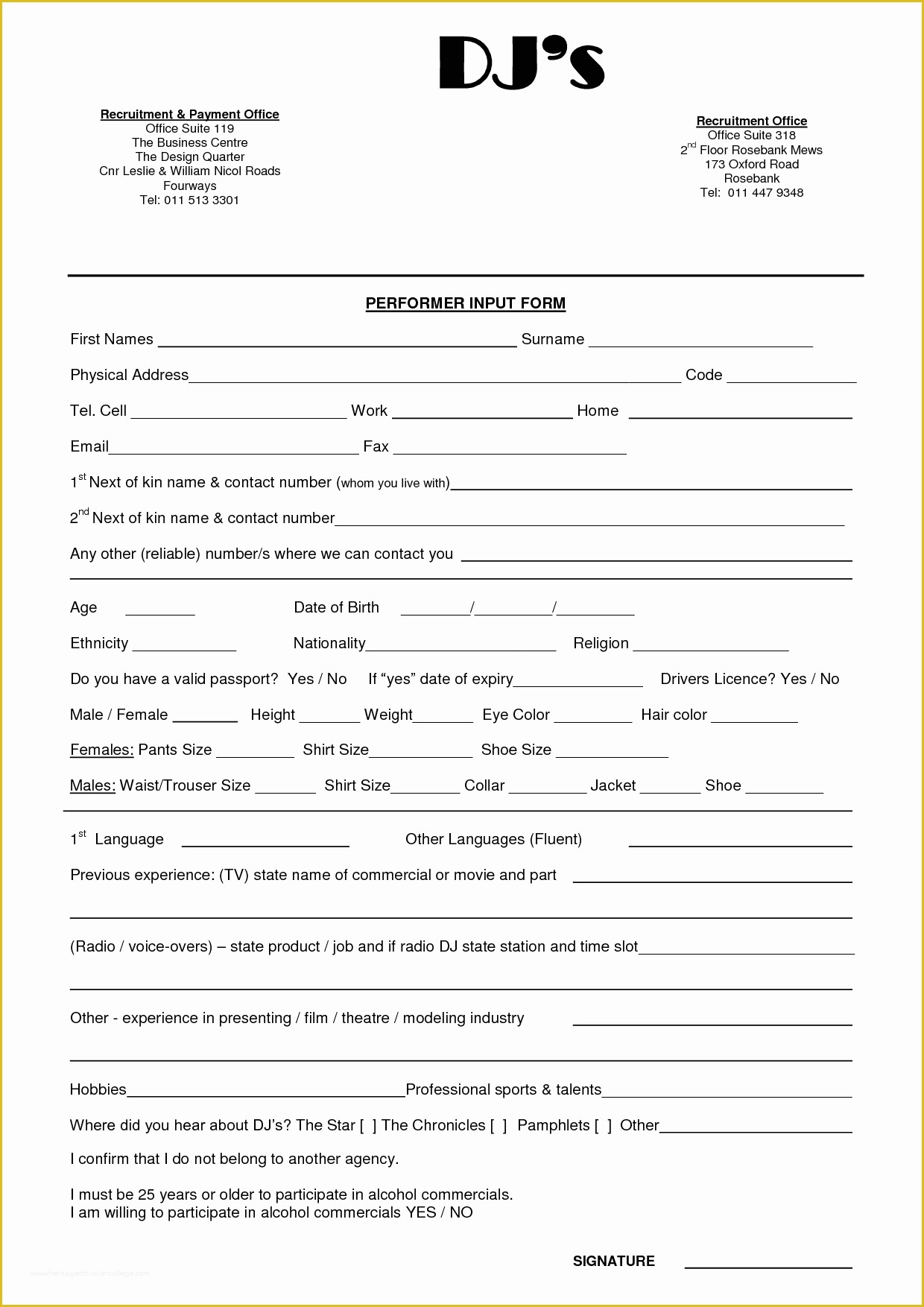Dj Contract Template Free Of Wedding Dj Contract Templateregularmidwesterners