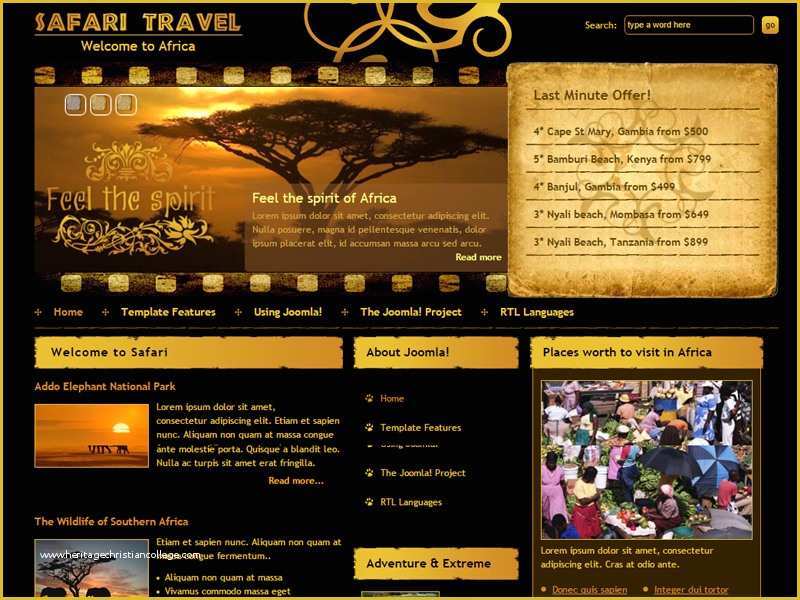 Dj Website Templates Free Download Of 10 Best Free Joomla Templates for Travel Website In April