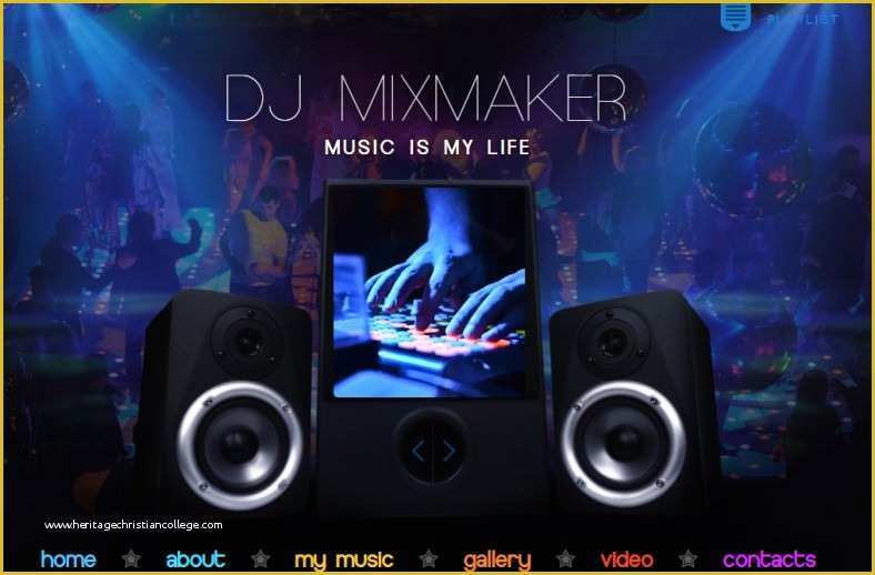 Dj Website Templates Free Download Of 15 Amazing Dj HTML Templates & themes