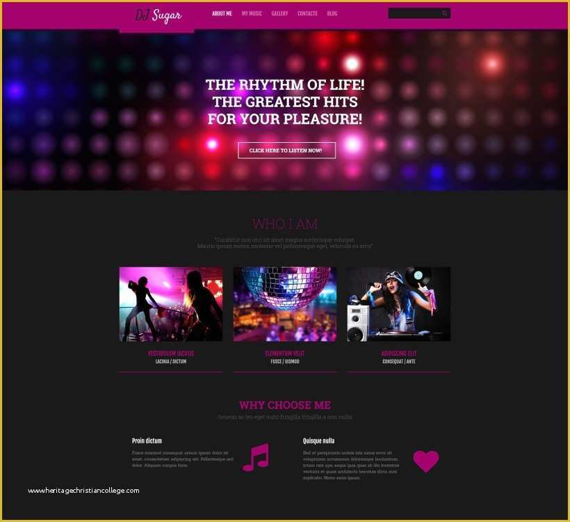 Dj Website Templates Free Download Of 20 Best Dj Website themes & Templates