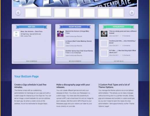 Dj Website Templates Free Download Of 20 Best Dj Wordpress Website Templates &amp; themes