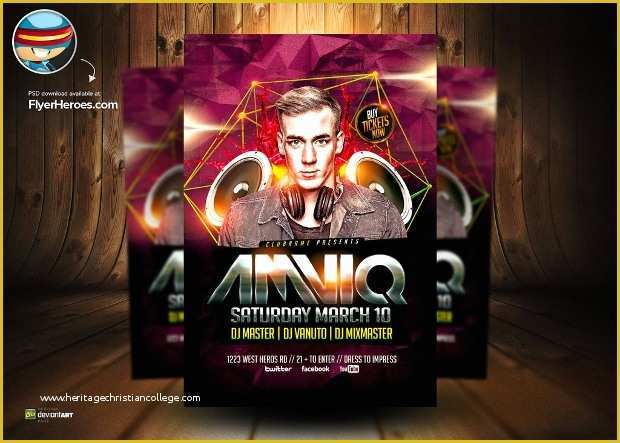 Dj Website Templates Free Download Of 20 Dj Flyer Templates Printable Psd Ai Vector Eps