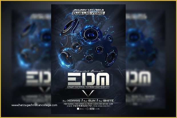 Dj Website Templates Free Download Of 20 Dj Flyer Templates Printable Psd Ai Vector Eps