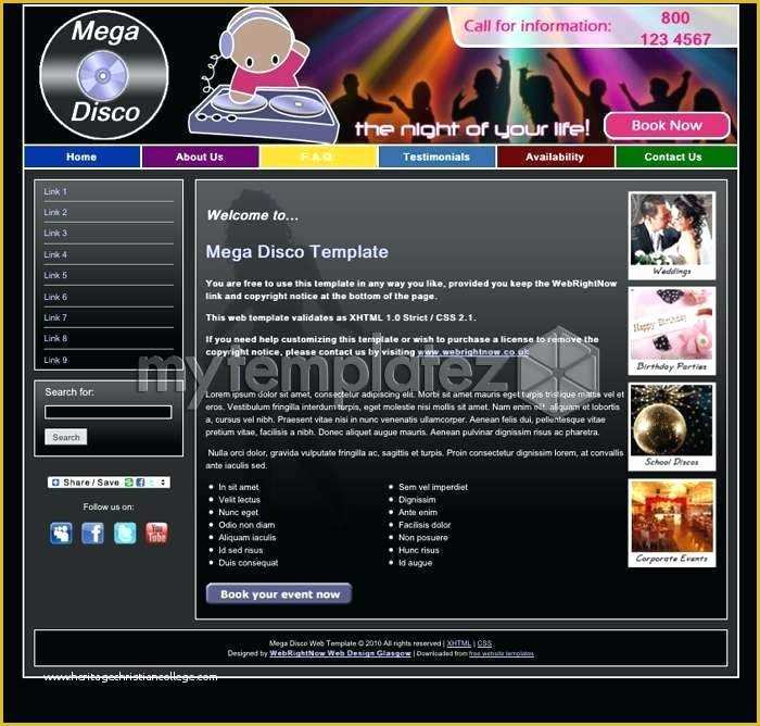 Dj Website Templates Free Download Of Dj Template Free Download Design Awesome Modern Flyer by