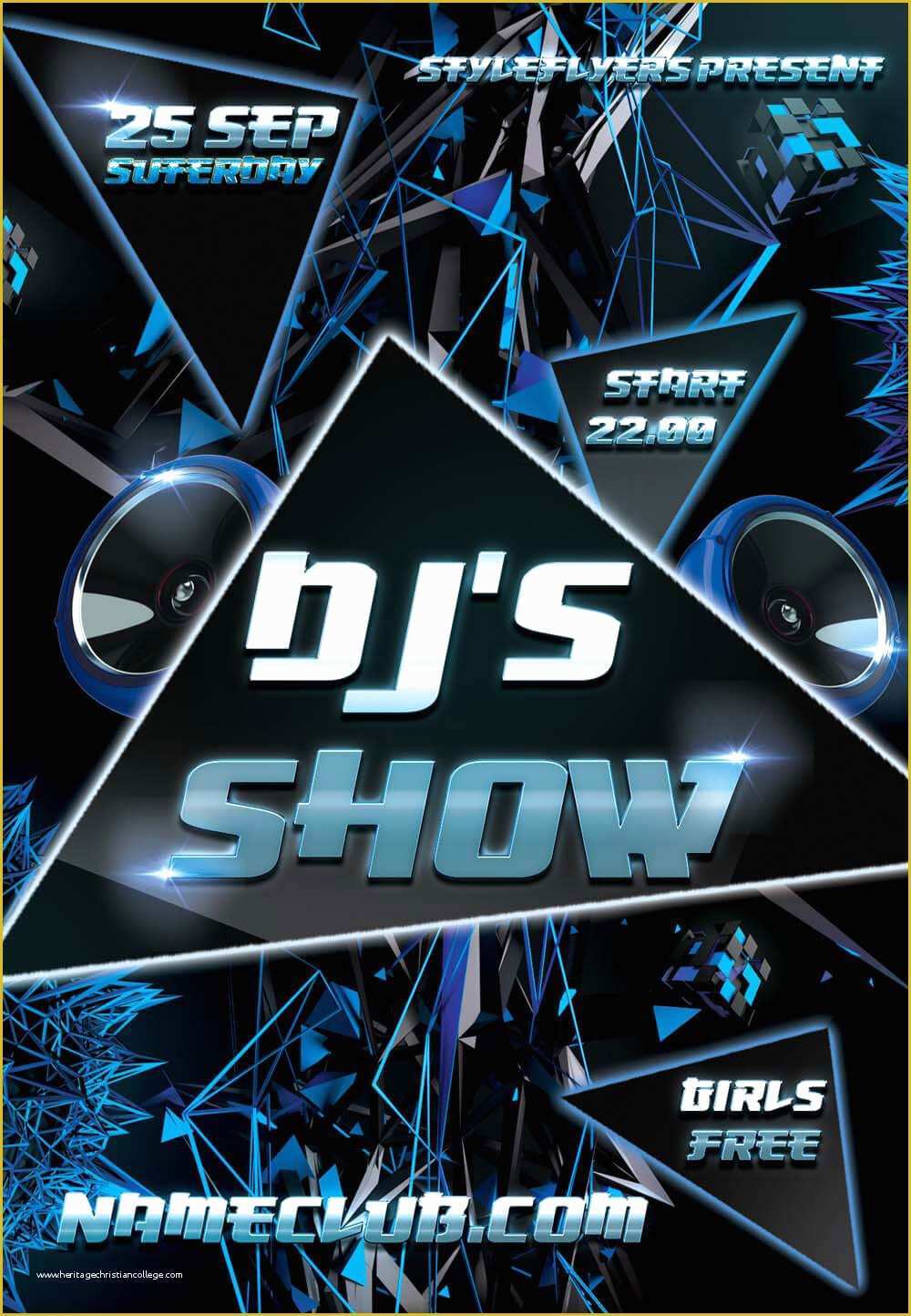 Dj Website Templates Free Download Of New Party Season Free Psd Flyer 