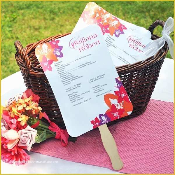 Do It Yourself Wedding Programs Templates Free Of Diy Wedding Program Fans Kit with Design Template