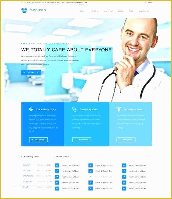 Doctor Website Template Free Download Of Doctor Website themes Templates Free Premium Medical