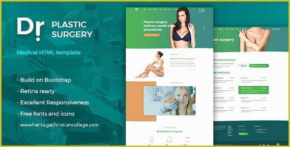 Doctor Website Template Free Download Of Dr Plastic Surgery HTML Template Nulled Download