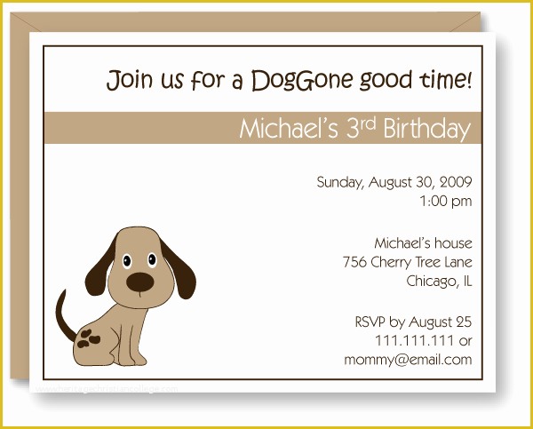 Dog Birthday Party Invitations Templates Free Of Dog Birthday Party Invitations