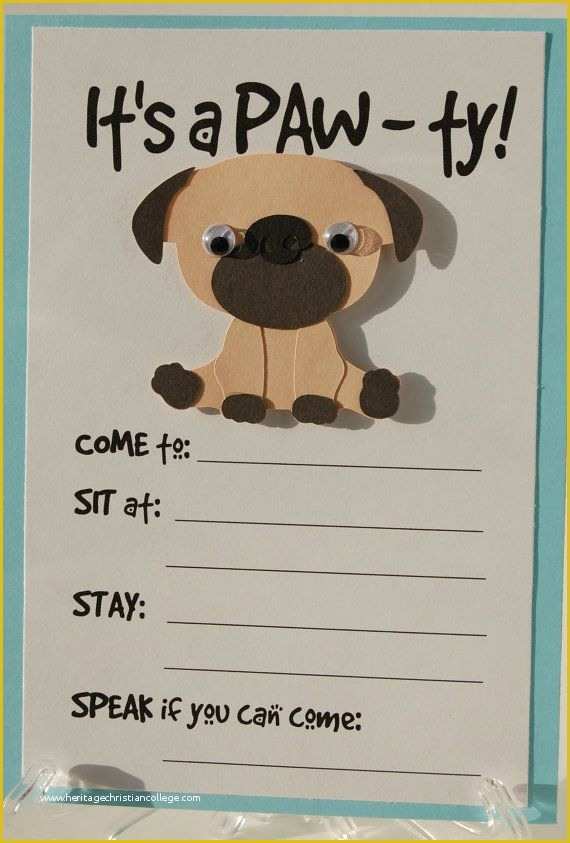 dog-birthday-party-invitations-templates-free-of-pug-party-invitation
