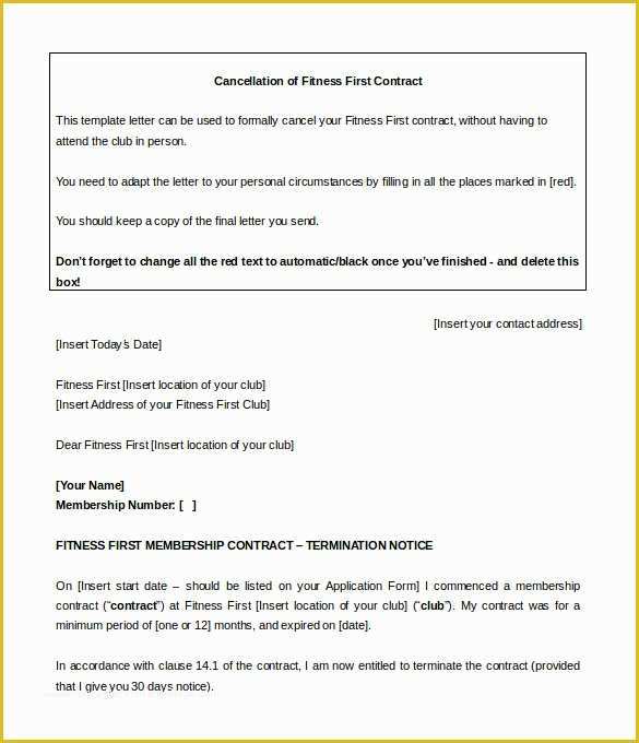 Dom Sub Contract Template Free Of Planet Fitness Cancellation form Pdf