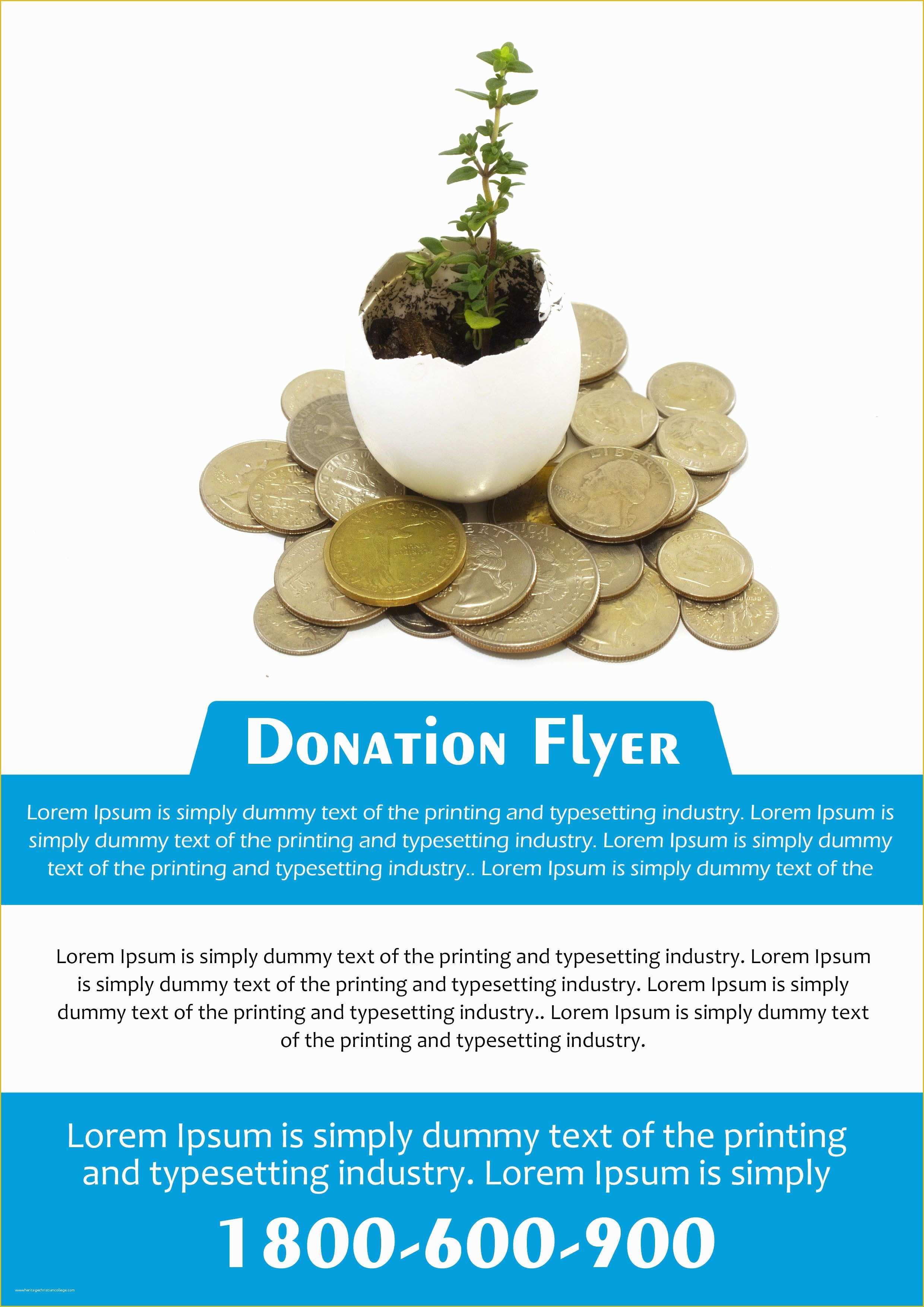 Donation Template Free Of 12 Adorable Donation Flyers for Your Fundraising events