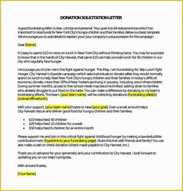 Donation Template Free Of 29 Donation Letter Templates Pdf Doc