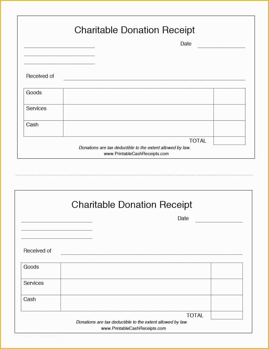 Donation Template Free Of 40 Donation Receipt Templates & Letters [goodwill Non