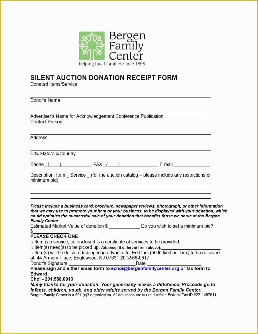 Donation Template Free Of 40 Donation Receipt Templates & Letters [goodwill Non Profit]