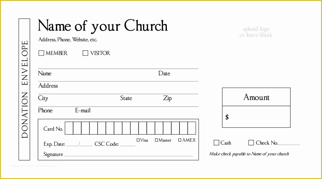 Donation Template Free Of Giving Envelope Template Templates Station