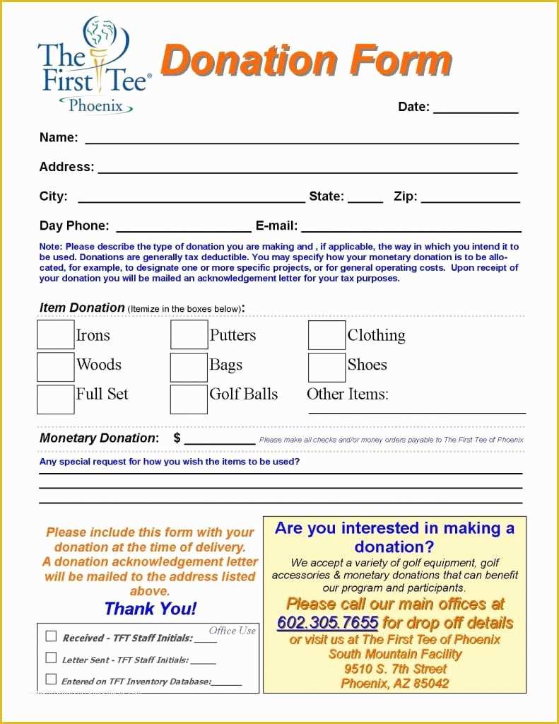 Donation Template Free Of top 5 Samples Donation form Templates Word Templates