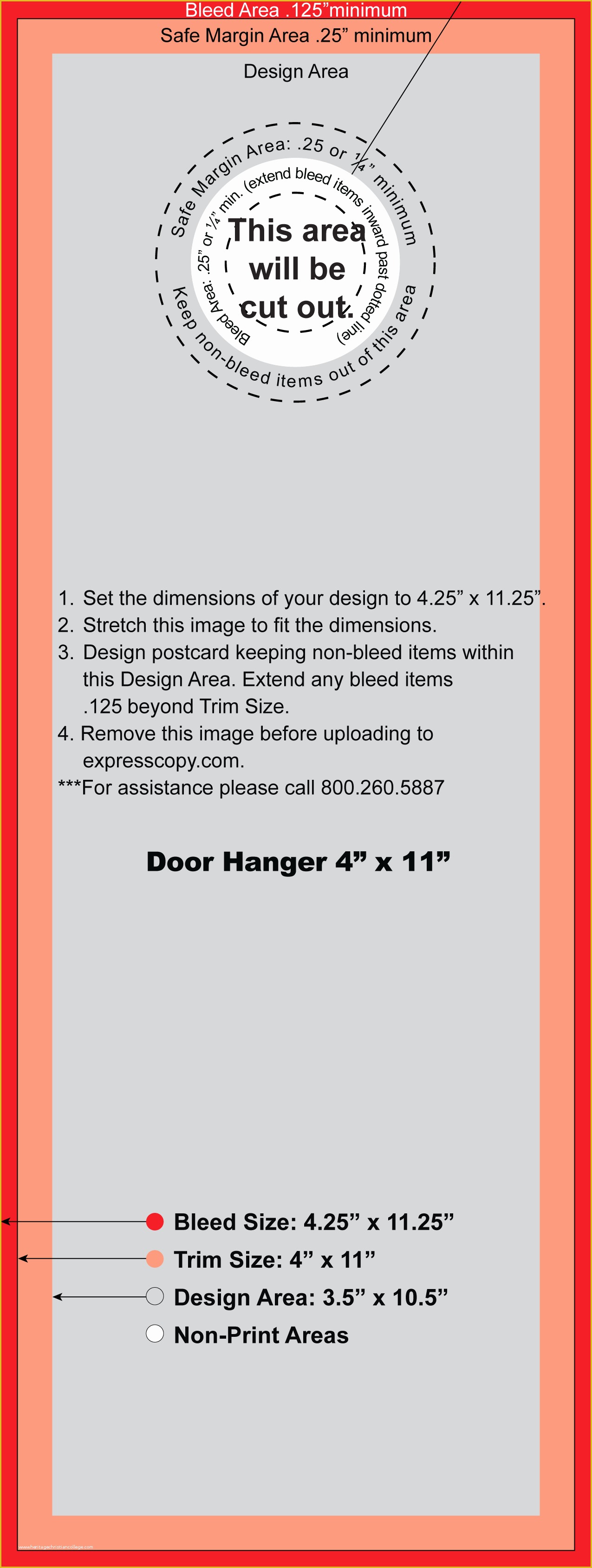 Door Knob Flyer Template Free Of Door Hanger Print Specifications