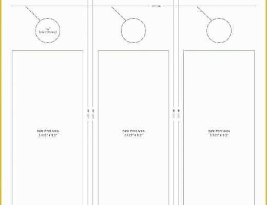 Door Knob Flyer Template Free Of Doorknob Hanger Template Door Knob Invitation Free for