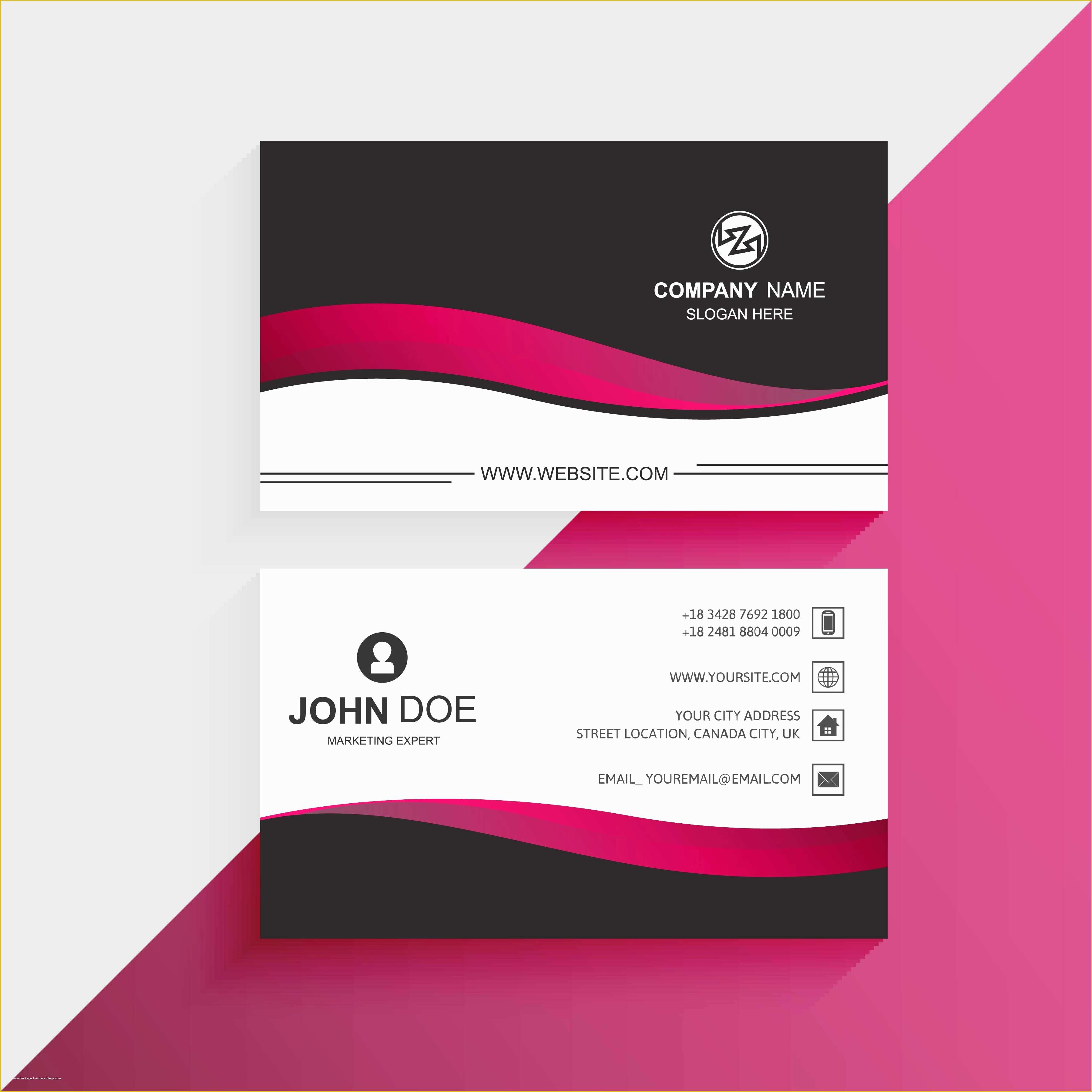 Double Sided Business Card Template Free Download Of Creative and Clean Double Sided Business Card Template
