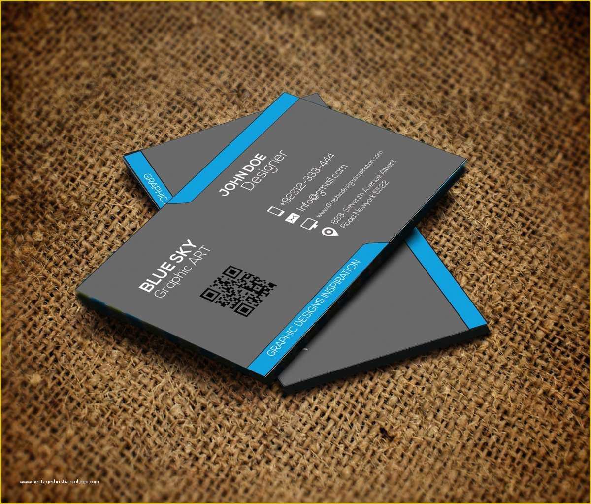 Double Sided Business Card Template Free Download Of Double Sided 