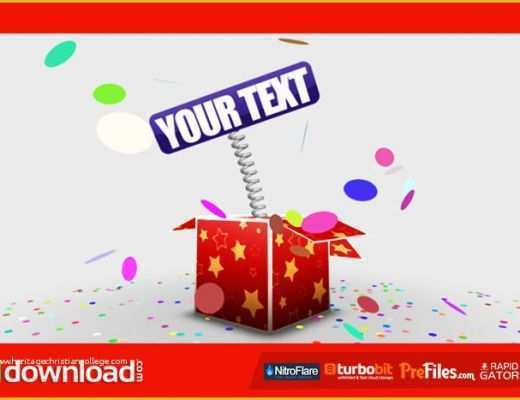 Download after Effects Templates for Free Of Videohive Giftbox after Effects Template Free Download