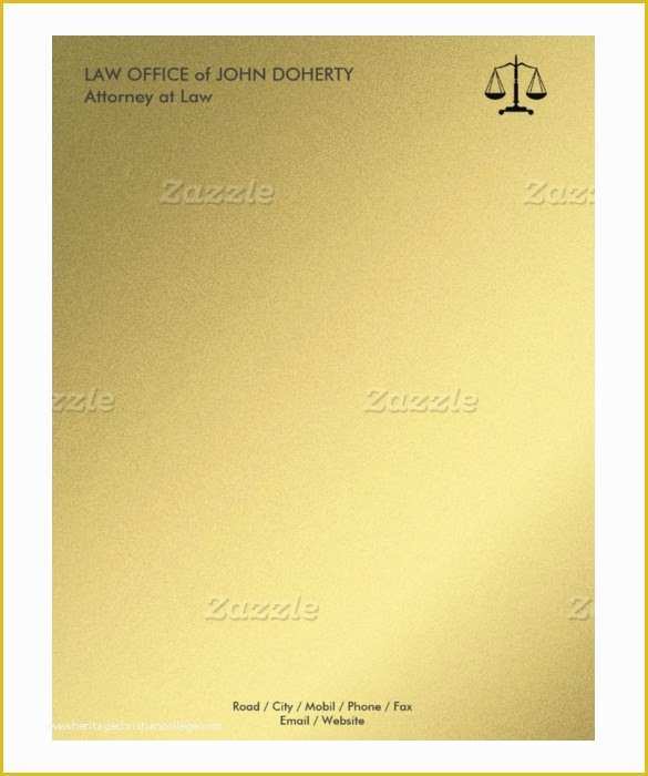 Download Free Legal Letterhead Templates Of 8 attorney Letterhead Templates