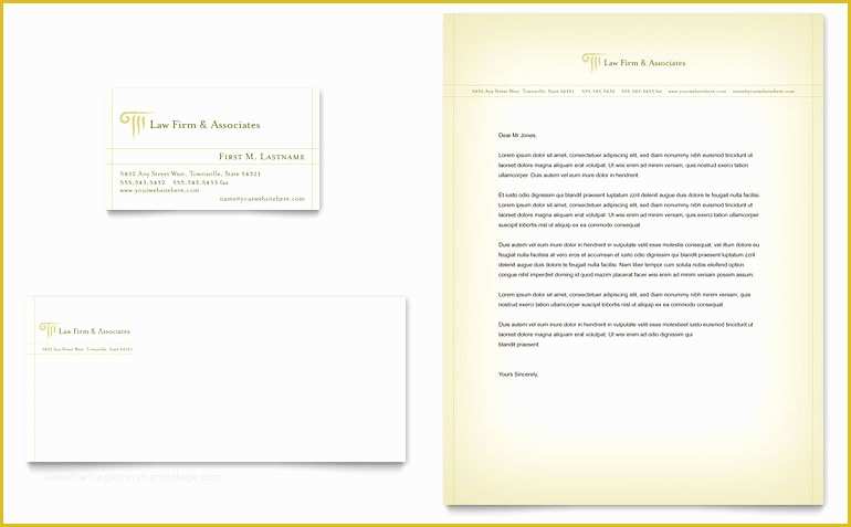 Download Free Legal Letterhead Templates Of attorney & Legal Services Business Card & Letterhead