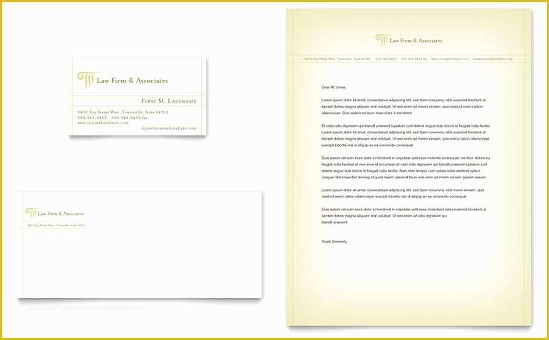 Download Free Legal Letterhead Templates Of attorney &amp; Legal Services Business Card &amp; Letterhead
