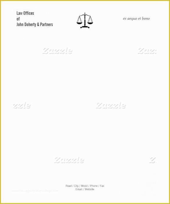 Download Free Legal Letterhead Templates Of Legal Scales Justice Letterhead Sample Download Amazing