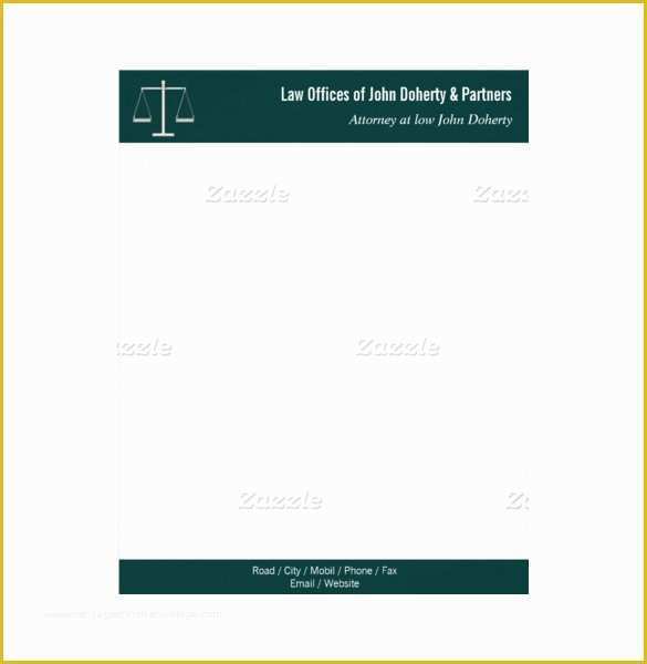 Download Free Legal Letterhead Templates Of Legal Scales Justice Letterhead Sample Download Amazing