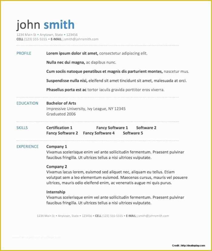 50 Download Free Resume Templates 2017