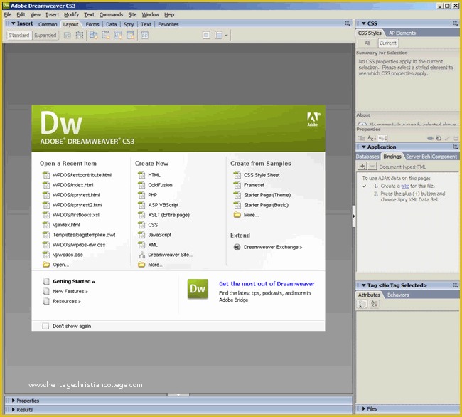 Dreamweaver Email Templates Free Of Adobe Dreamweaver Cs3 Slide 3 Slideshow From Pcmag