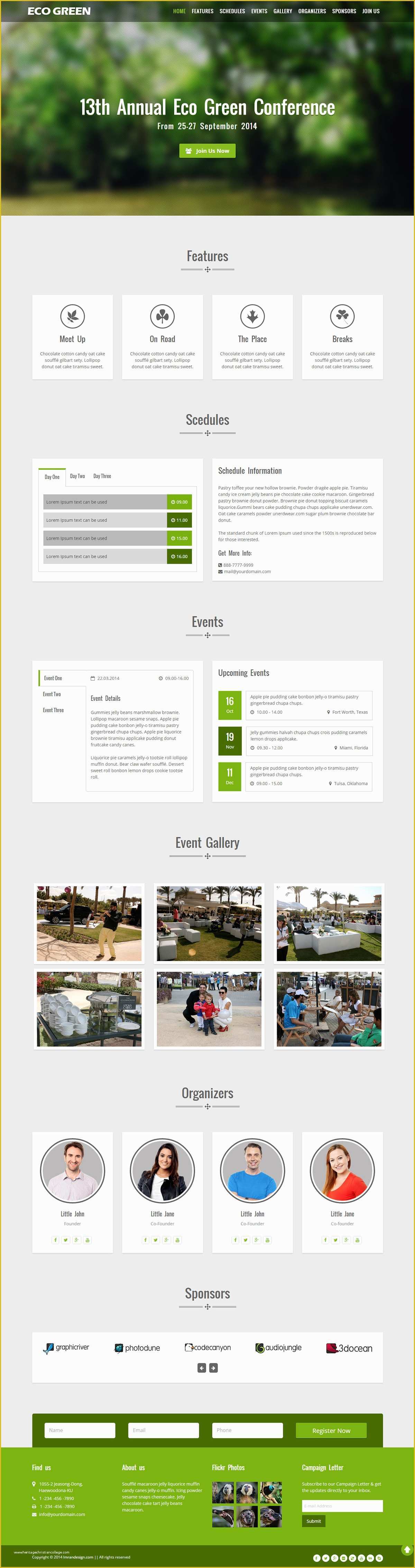 Dreamweaver Landing Page Templates Free Of Free Responsive Non Profit Landing Page On Behance