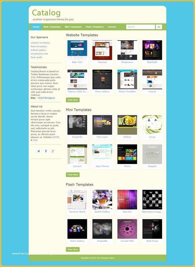 Dreamweaver Photo Gallery Templates Free Of 45 Best Free Dreamweaver Templates