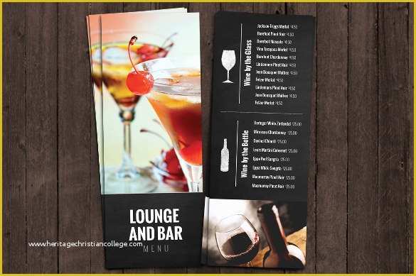 Drink Menu Template Free Of Cocktail Menu Templates – 54 Free Psd Eps Documents