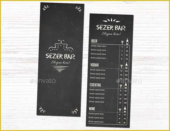 Drinks Menu Template Free Download Of Bar Menu Templates – 35 Free Psd Eps Documents Download