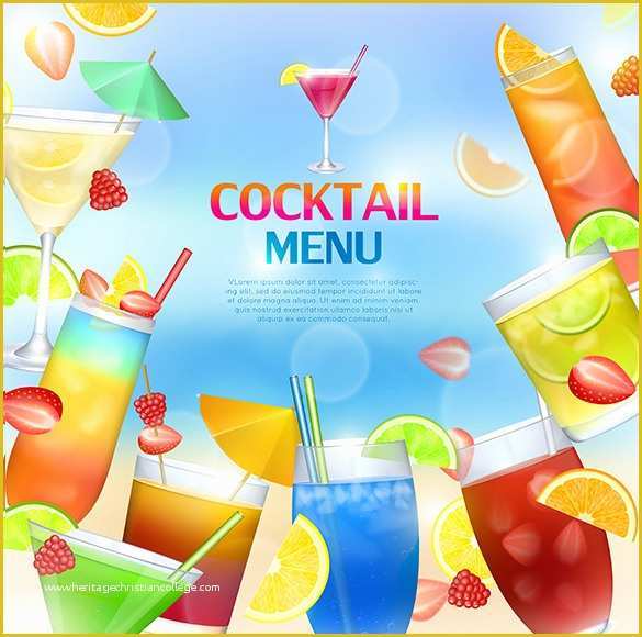 Drinks Menu Template Free Download Of Cocktail Menu Templates – 54 Free Psd Eps Documents