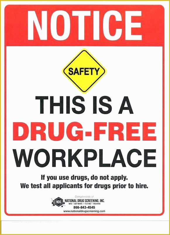 Drug Free Workplace Policy Template Of Pany Policy Template Word Random Drug Testing Uk