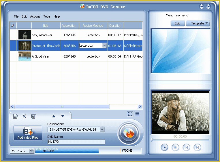 Dvd Flick Menu Templates Free Download Of Imtoo Dvd Creator 7 1 3 Build Full Version Free