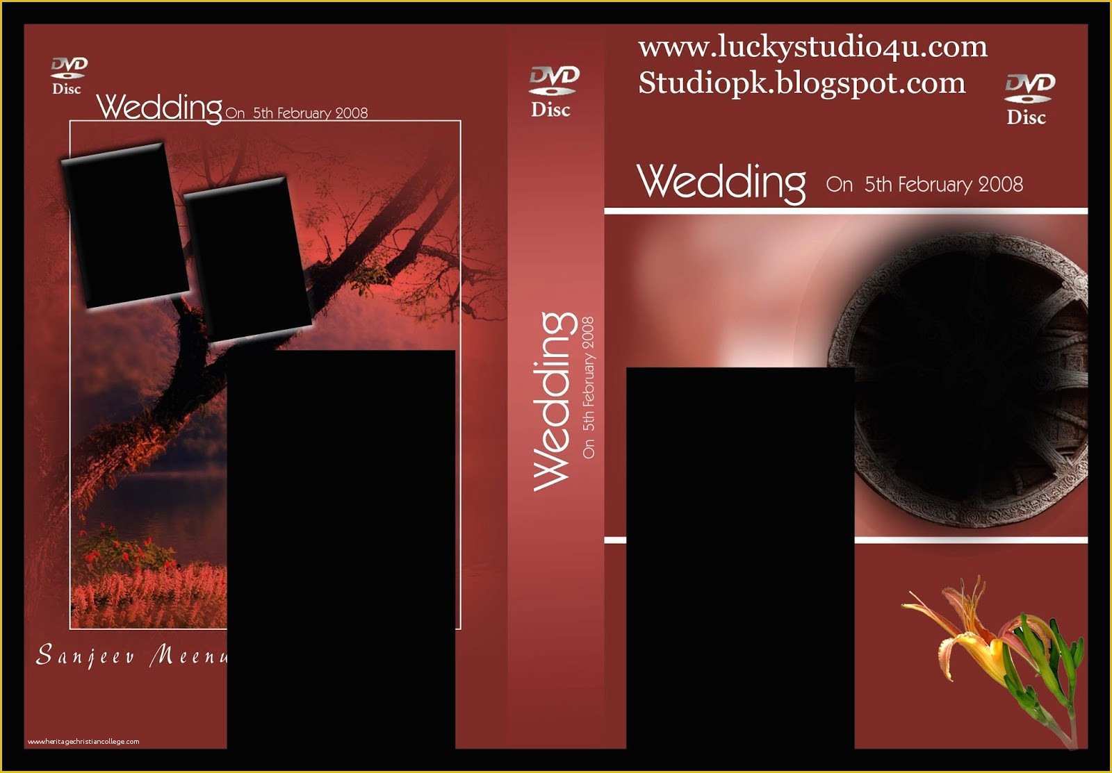 Dvd Template Psd Free Download Of 27 Wedding Dvd Cover Psd Templates Free Download Studiopk