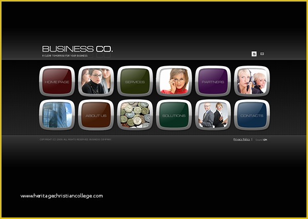 Dynamic Flash Website Templates Free Download Of Business Dynamic Flash Template On Behance